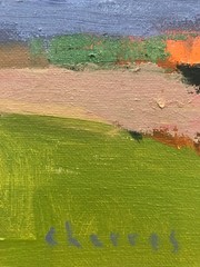 Contemporary Landscape Oil Painting Unique OOAK Canvas 11×14 Aldo Cherres Art