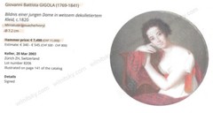 Giambattista Gigola-School „Maria Anna „Madama“ Bolongaro“, superb miniature
