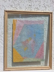 Abstract Framed And Signed Painting Contemporary Art Piece