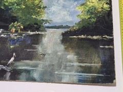 Florida Highwaymen Style Painting OOAK Signed Roberts 1969 Original On Board