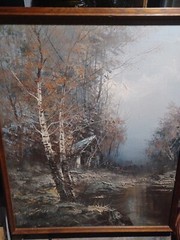Fabio Striccoli Italian Original Oil Signed Oak framed 24inX20in