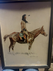 Fredrick Remington a Cheyenne buck painting 1901