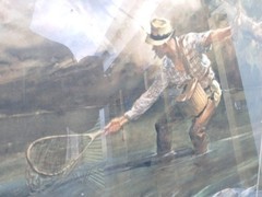 JAMES MILTON SESSIONS original Watercolor River Fly Fishing Trout