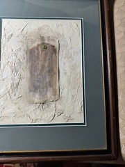 Stunning Vintage „An Abstract Composition“ Mixed Media Painting – Framed