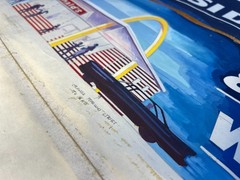 Vintage Original 1960s McDonald’s Billboard Concept Art – 61″ W x 20″ H – Googie