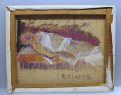 Gloria Circulated Old Oil Painting Avant Garde Expressionism Abstraction