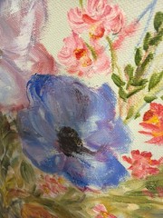 Impressionist Floral Still Life Bouquet