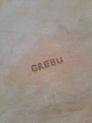 DEVIS GREBU ( Romania 1933-), Huge Oil on Canvas , Trio Music Ensemble, Signed