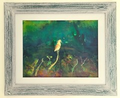 Robert Carroll „Herone – Herone“ Acrylic On Panel 50×39 Cm Naturalist