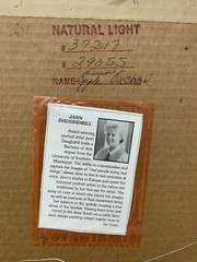Jann Daughdrill Apple Orchard Oil Painting & Charcoal on Paper Signed Framed CV