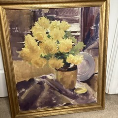 Important 1934 Floral Still Life – Marjorie Patterson – Macy’s Fine Art Gallery