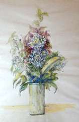 AUSTRALIAN WATERCOLOUR AND INK STILL LIFE BY RON SPENCER P171