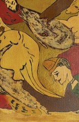 Arshile Gorky, Armenia 1904-Sherman Connecticut 1948, “Clowns,” 28×13”