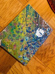 Nature Painting On Canvas – epoxy Finish – 11 X 14 Inches – Original