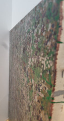 AFTER? JACKSON POLLOCK ALUMINUM DRIP PAINTING, PERFECT MARBELIZATION