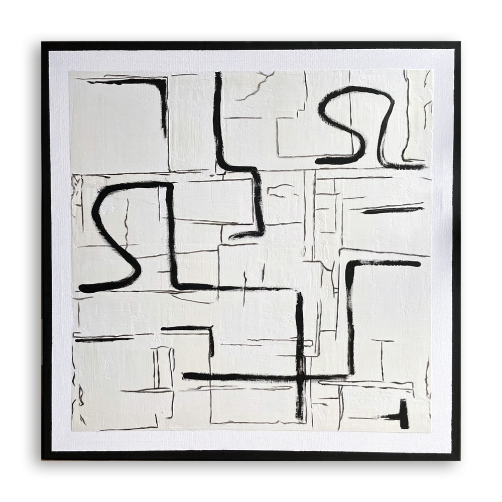 Labyrinth | Conceptual painting Abstract symbolism Contemporary abstract art 
