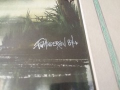 F. W. Anderson (W. Onefeather) Original Watercolor New „The Great Dismal Swamp“