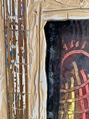 Gary S Bowling original mixed media painting ~ West Virginia
