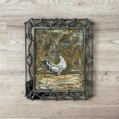 Vintage bird paintings original