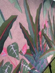 Dan Goad Original Tropical Painting Floral Very Rare