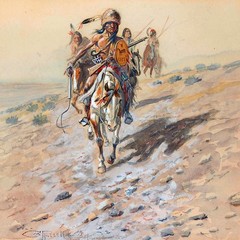 Charles Russell Trail Painting Reproduction – Giclee Canvas/Paper/Stretched