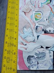 1950s Cars MGT JAGUAR PIN UP WATERCOLOR ART PAINTING VINTAGE