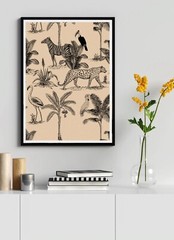 Jungle Life Landscape | Handmade Painting | Cotton Canvas | Acrylic Color
