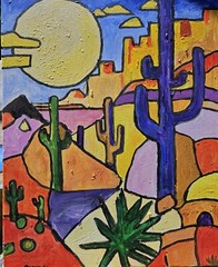 Original Acrylic Painting By Ehren Snyder 16 X 20 Arizona