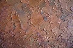 Terracotta Textured Abstract Painting 10×10 | Wabi Sabi Wall Art, Rustic Decor