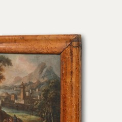 Early 20th Century Oil – Outskirts of the Coastal Town