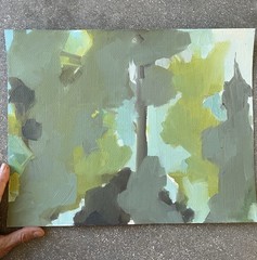 Contemporary Oil Abstract Landscape Original Painting Signed Collect Fine Art