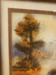 RICHARD EMERSON WILLIAMS „PIKES PEAK IMPRESSION“ WATERCOLOR LISTED ARTIST 8 X 10