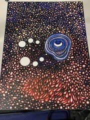 Abstract Unique Geometric Handmade Artwork