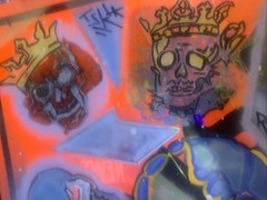 Graffiti Art Original Official Construction Sign Reflective/TOPIK Drug Inc.TSK