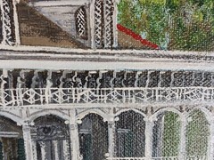 Almarie P. Little (1923-2002) Painting San Francisco Plantation New Orleans