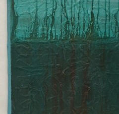 Original Abstract Modern Minimal Textured Reduction Painting By Ireland Davis
