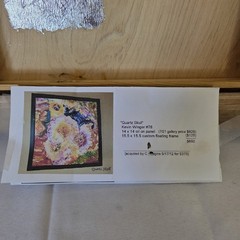 Oil On Panel 3D Abstract Art Floating Frame Kevin Winger #78 Quartz Skull Signed