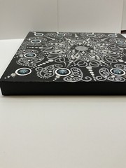 8” x 8” Silver Mandala Board – By JaDeL