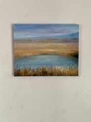 NEW LANDSCAPE OIL PAINTING 16x20inches OIL ON CANVAS BY GINA VANN UNFRAMED