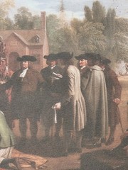 Oil Painting By Benjamin West William Penns 1683 Treaty With The Indians Framed