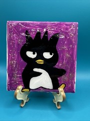 Hand Painted Porcelain Sanrio badtz-maro Hello kitty Tile Gift