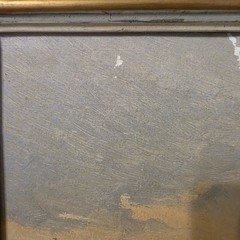 Vives Atsara Paisaje de Chalco Original Oil On Canvas Painting Framed 1953
