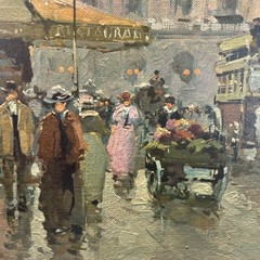 Antoine Blanchard Cafe De La Paix
