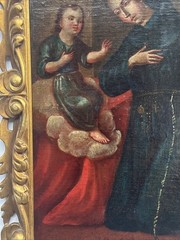 ANTIQUE OLD MASTER PAINTING RELIGIOUS ICON PORTRAIT 18TH CENTURY OR OLDER RELIC
