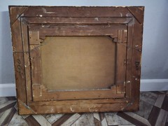 V. MAGAARD Oil Painting Canvas -13″ x 17″ framed 19,5″ x 23″