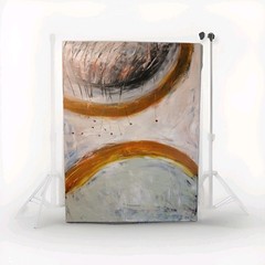 original acrylic abstract painting on canvas large „Waking Up“