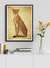 Leopard | Handmade Painting | Cotton Canvas | Acrylic Color