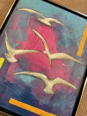 Original acrylic art painting – Soaring High : Fun filled adventure