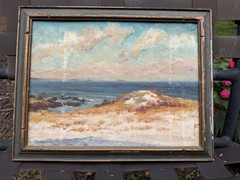 20th Century Maine Impressionist Coastal Seascape Painting
