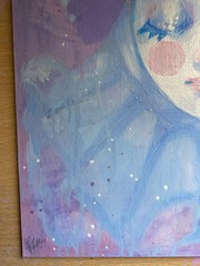 Pastel Clown Puppy Fantasy Painting On 11×14 Canvas Board